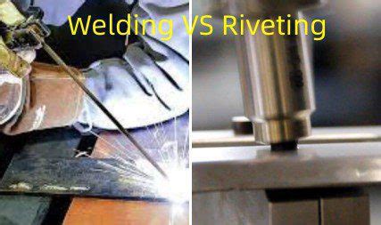 welding sheet metal vs riveting|what is riveting process.